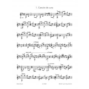 Songs of Calm : 9 Pieces for Solo Guitar & 1 Duet